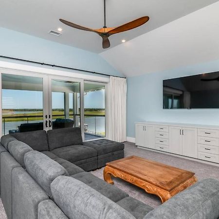 New Waterfront Home With Deep Water Dock 棕榈岛 外观 照片