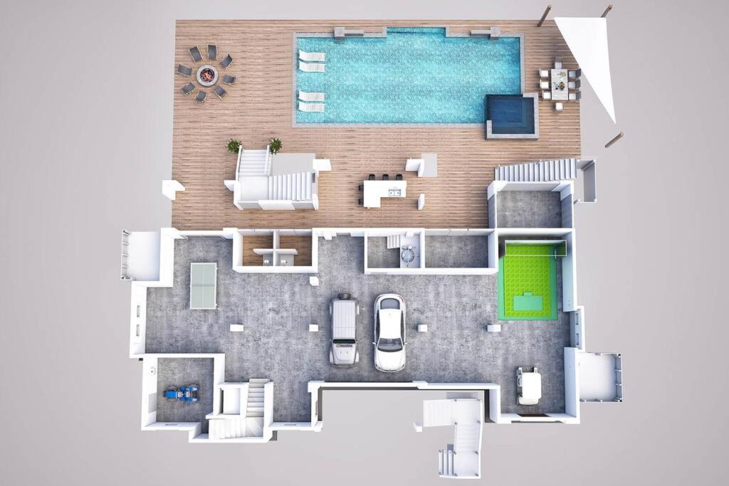 New Waterfront Home With Deep Water Dock 棕榈岛 外观 照片